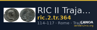 RIC II Trajan 364 — CANOA