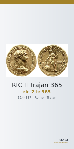 RIC II Trajan 365 — CANOA