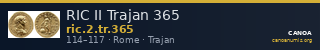 RIC II Trajan 365 — CANOA