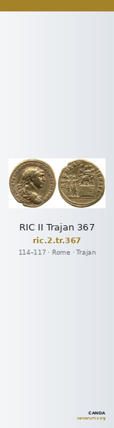 RIC II Trajan 367 — CANOA