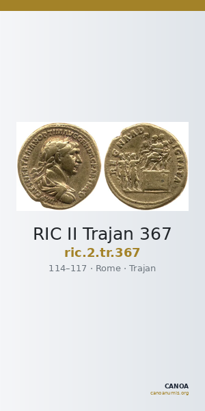 RIC II Trajan 367 — CANOA
