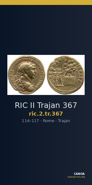 RIC II Trajan 367 — CANOA