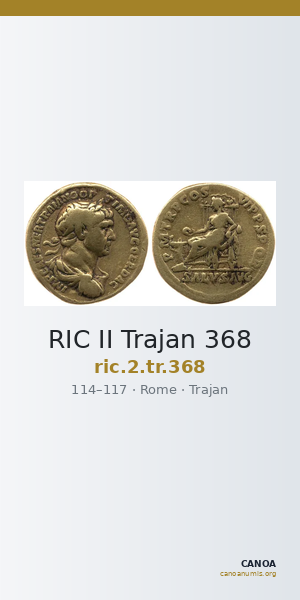 RIC II Trajan 368 — CANOA