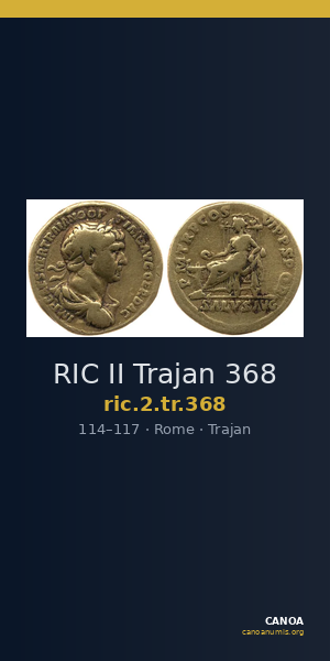 RIC II Trajan 368 — CANOA