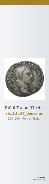 RIC II Trajan 37 (denarius) — CANOA
