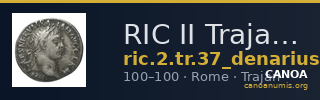 RIC II Trajan 37 (denarius) — CANOA