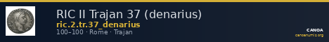 RIC II Trajan 37 (denarius) — CANOA