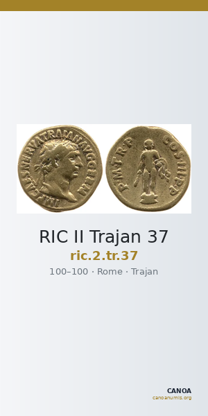 RIC II Trajan 37 — CANOA