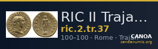 RIC II Trajan 37 — CANOA