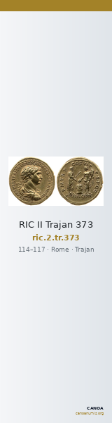 RIC II Trajan 373 — CANOA