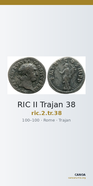 RIC II Trajan 38 — CANOA