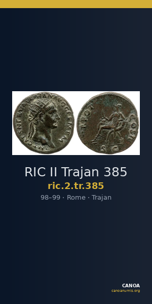 RIC II Trajan 385 — CANOA