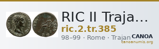 RIC II Trajan 385 — CANOA