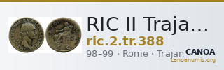 RIC II Trajan 388 — CANOA