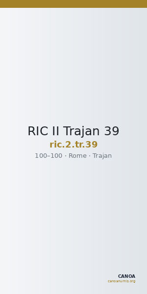 RIC II Trajan 39 — CANOA