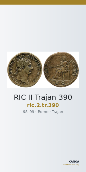 RIC II Trajan 390 — CANOA