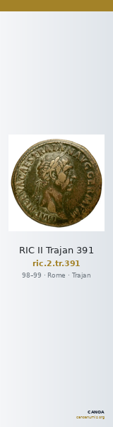 RIC II Trajan 391 — CANOA