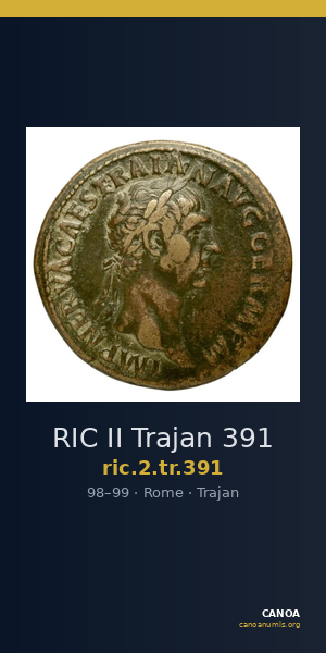 RIC II Trajan 391 — CANOA