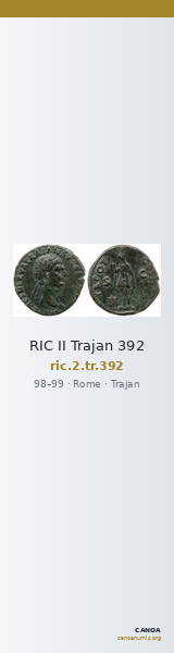 RIC II Trajan 392 — CANOA