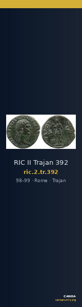 RIC II Trajan 392 — CANOA