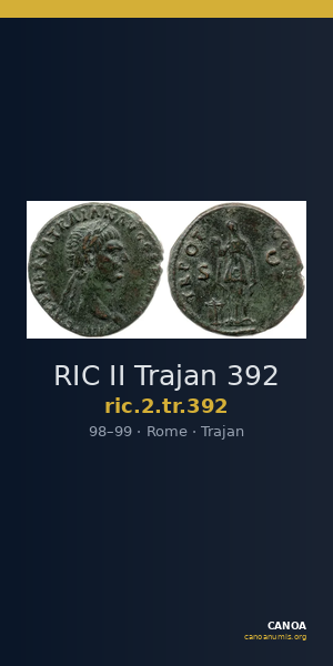 RIC II Trajan 392 — CANOA