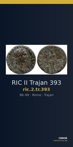 RIC II Trajan 393 — CANOA