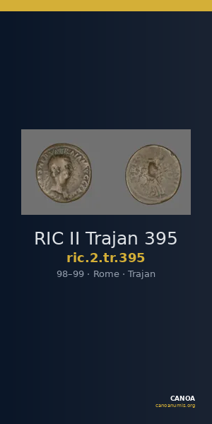 RIC II Trajan 395 — CANOA