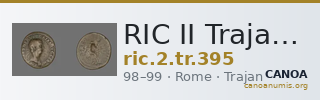 RIC II Trajan 395 — CANOA