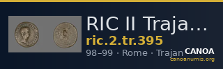 RIC II Trajan 395 — CANOA