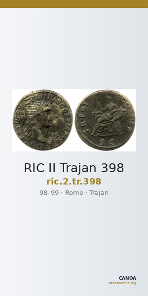 RIC II Trajan 398 — CANOA