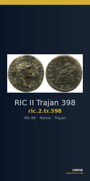 RIC II Trajan 398 — CANOA