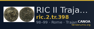 RIC II Trajan 398 — CANOA