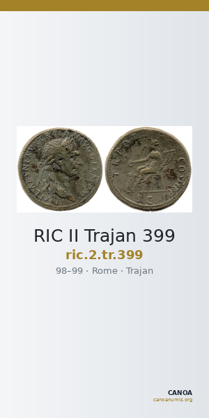 RIC II Trajan 399 — CANOA