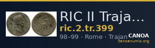 RIC II Trajan 399 — CANOA