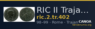 RIC II Trajan 402 — CANOA