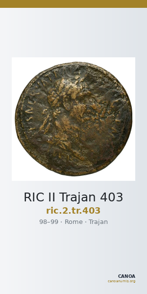 RIC II Trajan 403 — CANOA