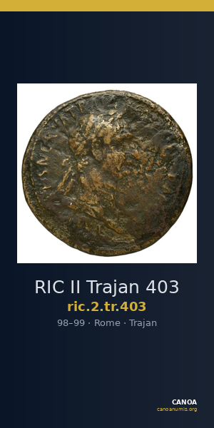 RIC II Trajan 403 — CANOA