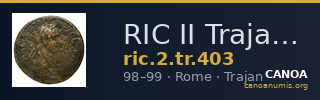 RIC II Trajan 403 — CANOA