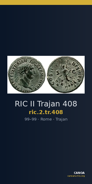 RIC II Trajan 408 — CANOA