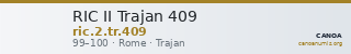 RIC II Trajan 409 — CANOA