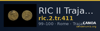 RIC II Trajan 411 — CANOA