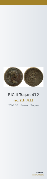 RIC II Trajan 412 — CANOA