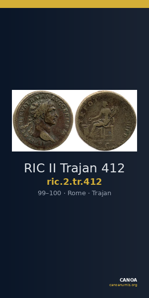 RIC II Trajan 412 — CANOA