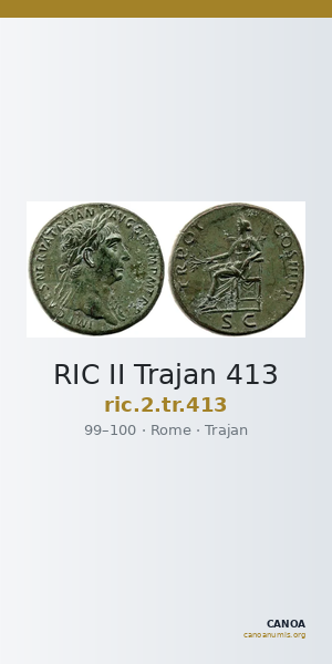 RIC II Trajan 413 — CANOA
