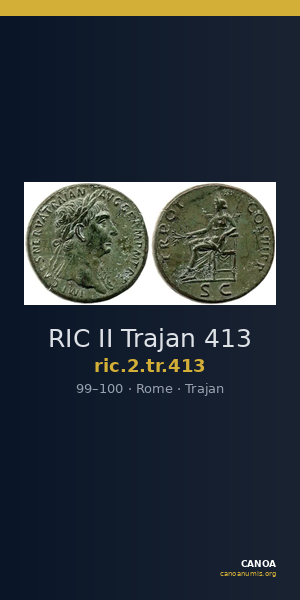 RIC II Trajan 413 — CANOA