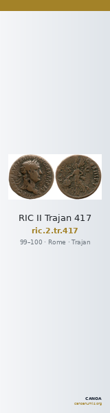 RIC II Trajan 417 — CANOA