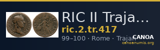 RIC II Trajan 417 — CANOA