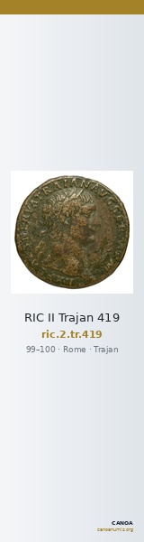 RIC II Trajan 419 — CANOA