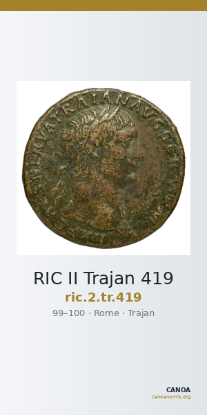 RIC II Trajan 419 — CANOA
