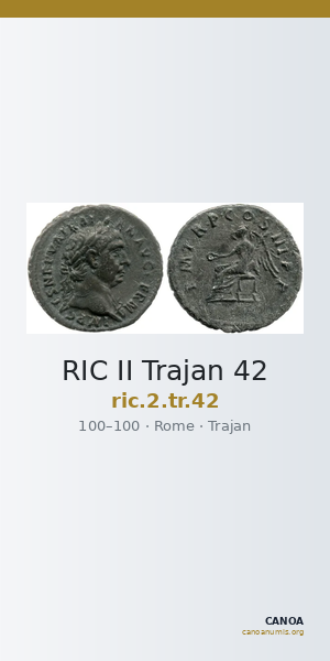 RIC II Trajan 42 — CANOA